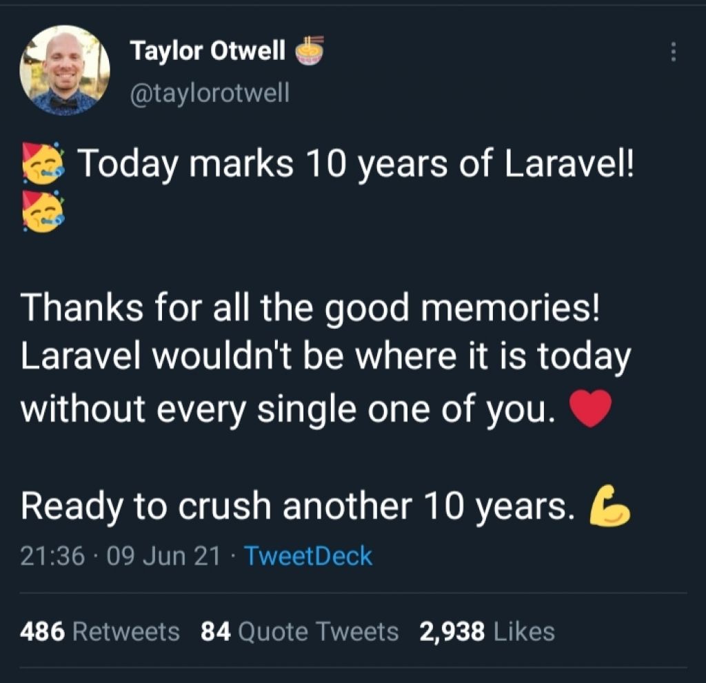 Taylor Otwell Tweets